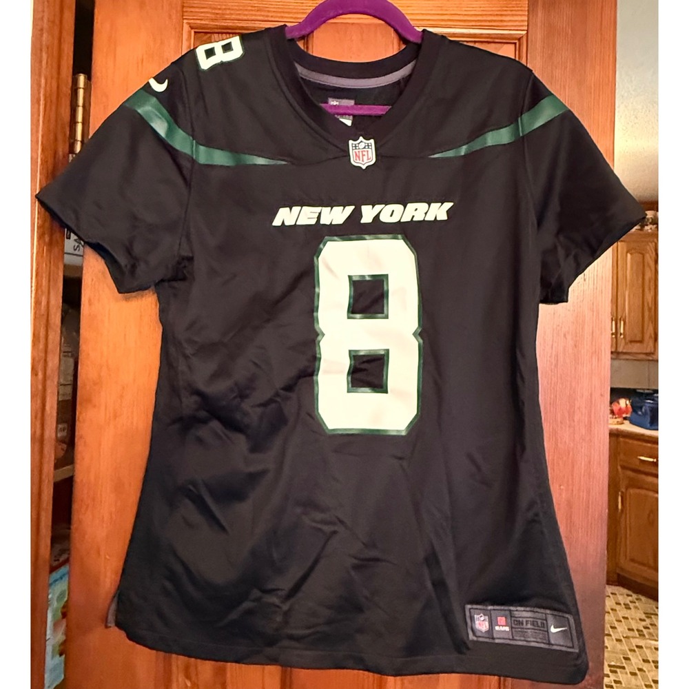 NFL New York Jets Aaron Rodgers #8 Jersey Nike Black XLβ On Field